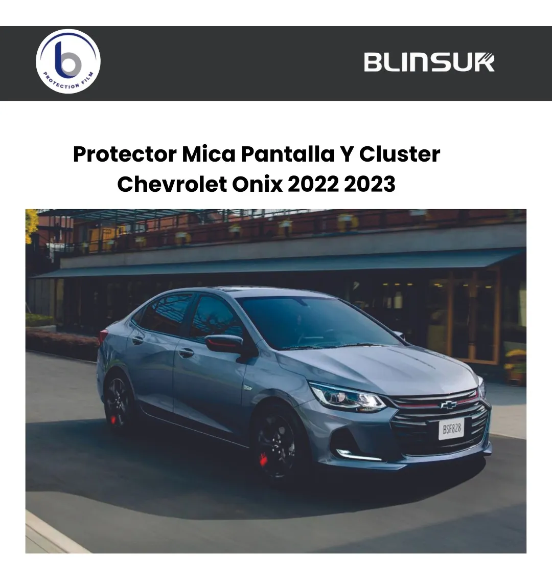 Protector Mica Pantalla Y Cluster Chevrolet Onix 2022 2023 - Image 2