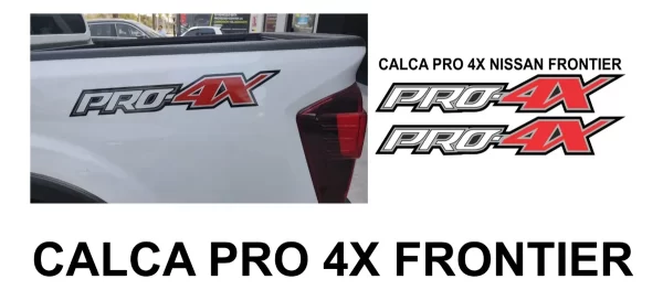 Stickers Calcomania Nissan Frontier Pro4x 2020 - 2023 Vinil