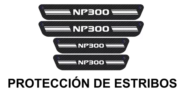 Sticker Protección De Estribos Puertas Nissan Np300
