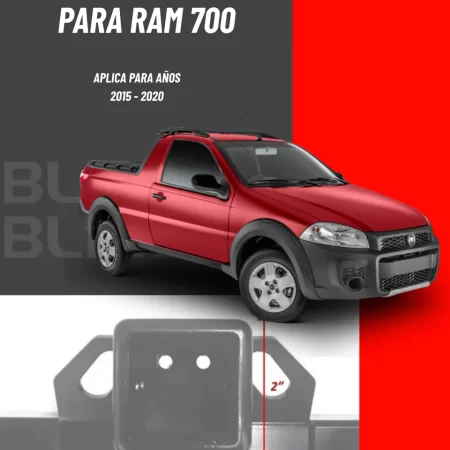 Tiron De Arrastre Dodge Ram 700 2015 - 2020 Bronx Negro - Image 2