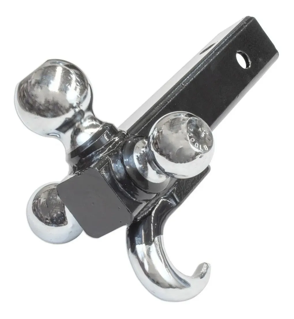 Tiron De Arrastre Remolque Cople Triple Bola Con Gancho - Image 2