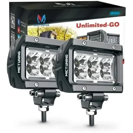 Faros Led Mictuning 4 Pulgadas Antiniebla Jeep Can Am Rzr - Image 2