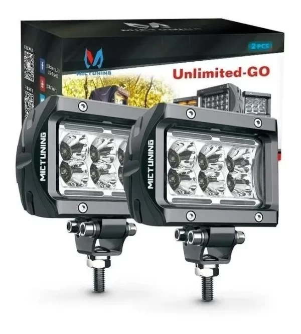 Faros Led Mictuning 4 Pulgadas Antiniebla Jeep Can Am Rzr