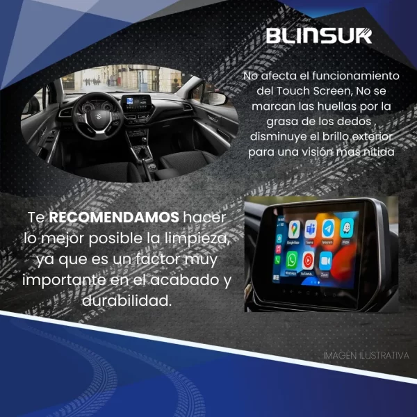 Mica Protectora De Pantalla Suzuki S-cross 2022 2023