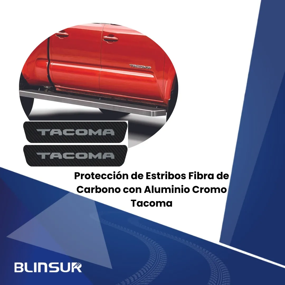 Sticker Bl Protección De Estribos Puertas Para Tacoma - Image 2