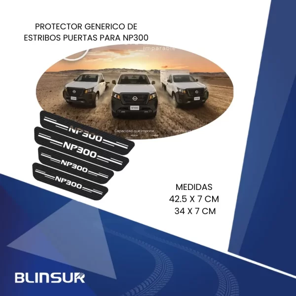 Cinta Protectora Bl Embellecedora De Estribos Para Np300