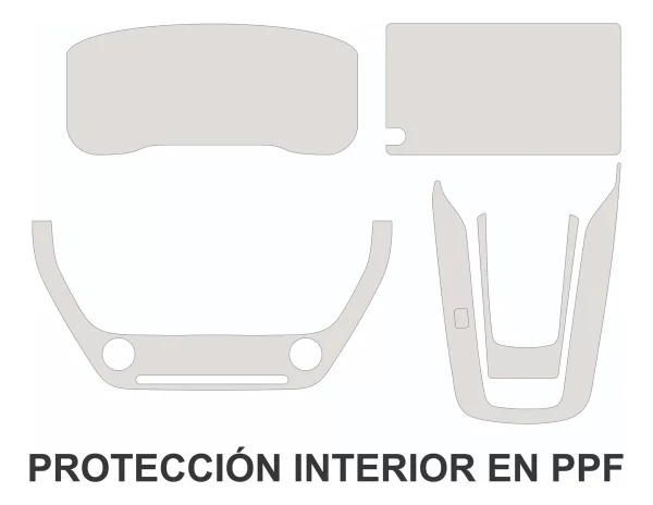 Protector Mica Pantalla Cluster Y Panel Toyota Cross 2023