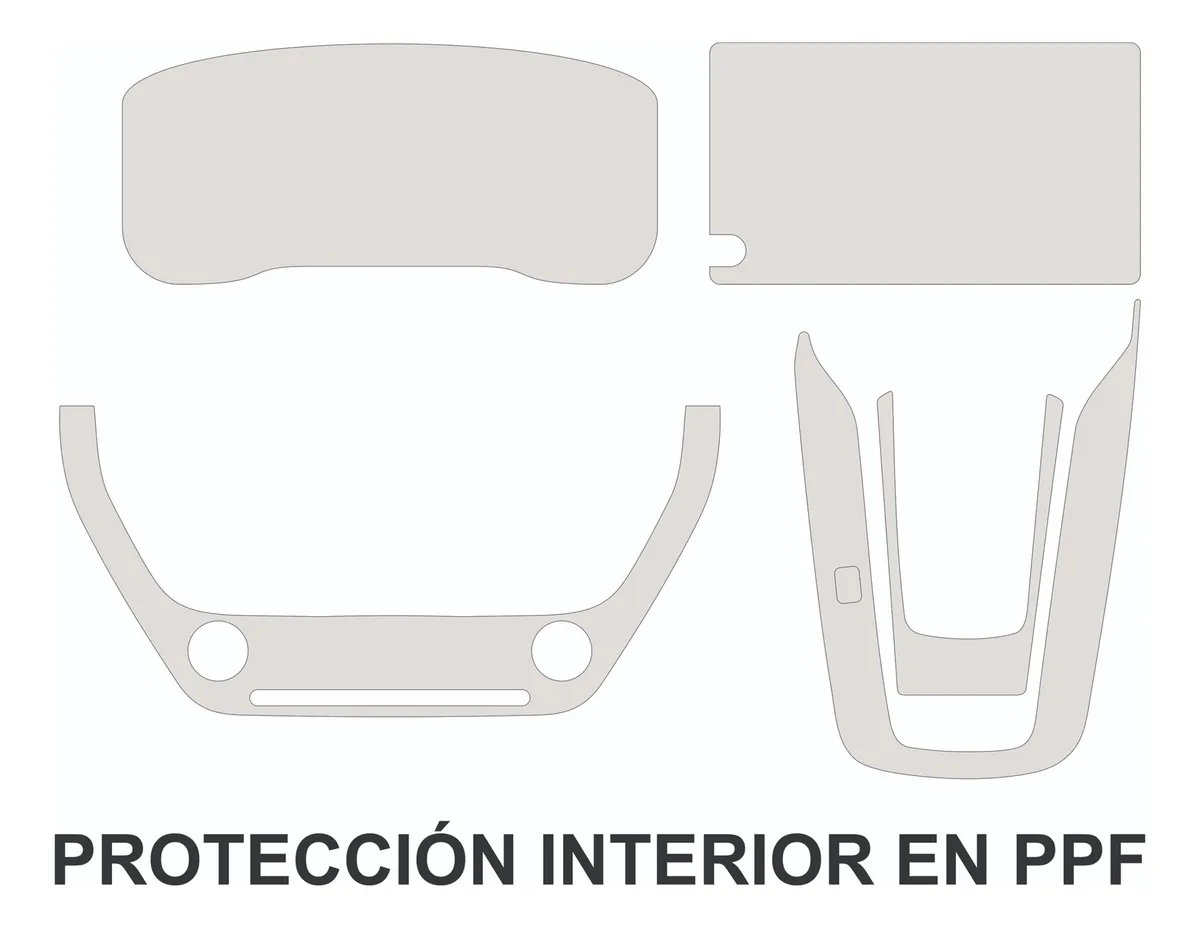 Protector Mica Pantalla Cluster Y Panel Toyota Cross 2023 - Image 2
