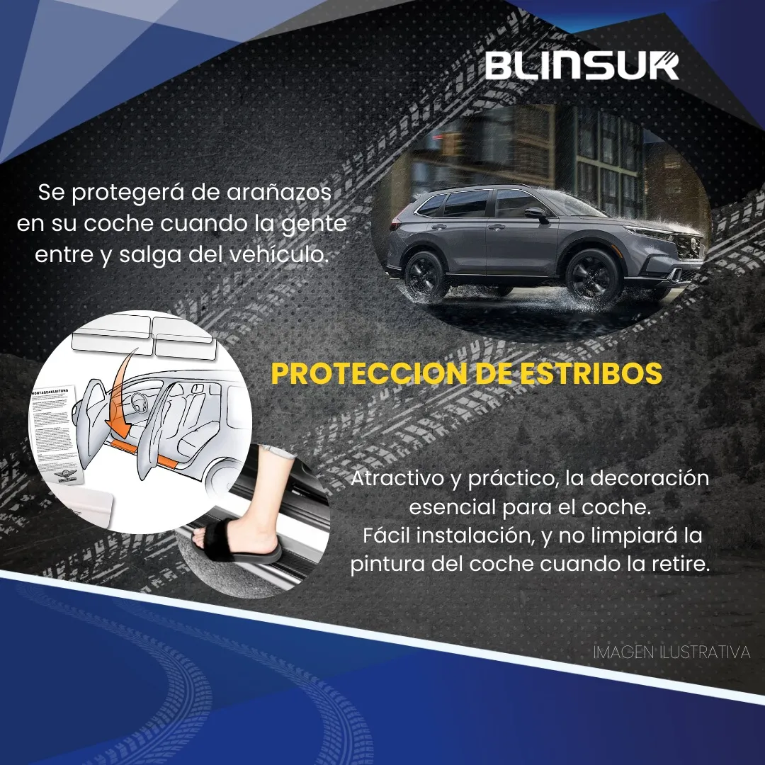 Cinta Protectora Bl Embellecedora Estribos Para Honda Hr-v - Image 2