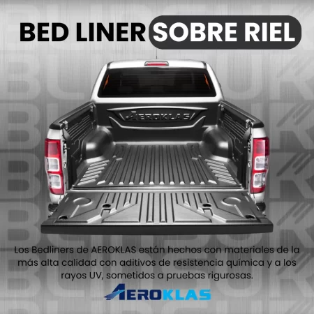 Bed Liner Sobre Riel Toyota Hilux 2016 - 2023 Doble Cabina - Image 2