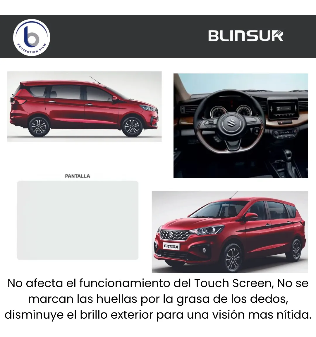 Sticker Protector De Pantalla Suzuki Ertiga 2019 Al 2023 - Image 2