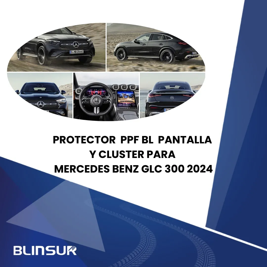Protector Bl Pantalla Y Cluster Para Mercedes Benz Glc 2024 - Image 2