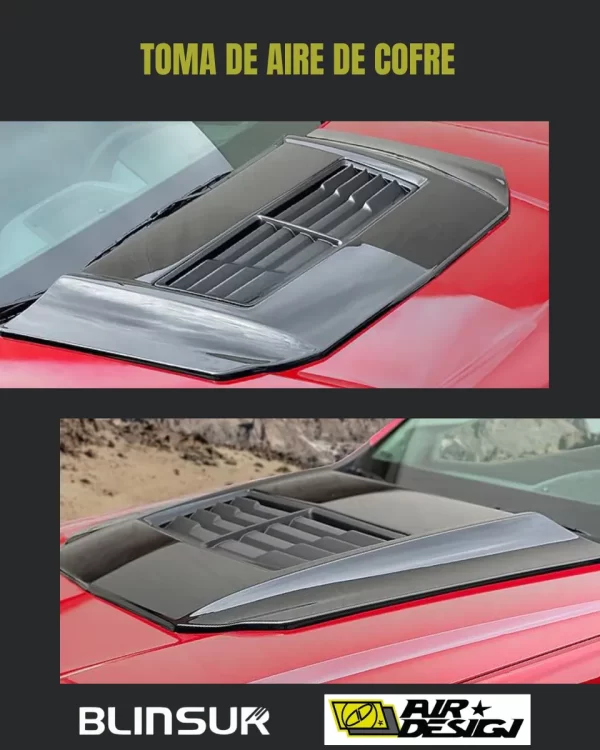 Toma De Aire De Cofre Airdesign Chevrolet Colorado 2016-2022