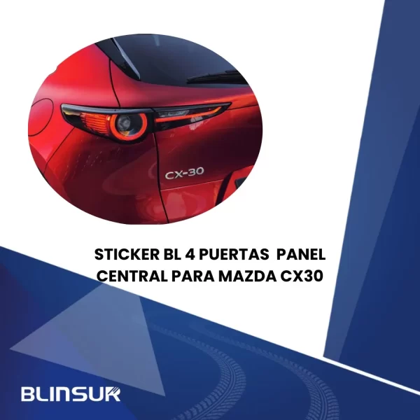 Protector Bl 4 Puertas Y Panel Central Para Mazda Cx30 18-21