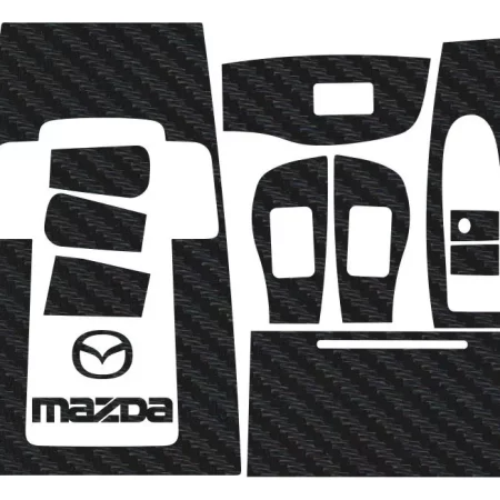Kit Completo Sticker 4 Puertas/panel Central Mazda 3 2019/23 - Image 2