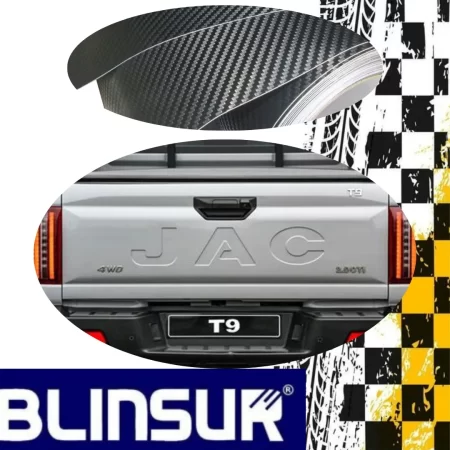 Letras Jac Fibra De Carbono Para Tapa Jac T9 2025 - Image 2