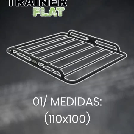 Canastilla Porta Equipaje Trainer Negra 110 X 100 Cm - Image 2