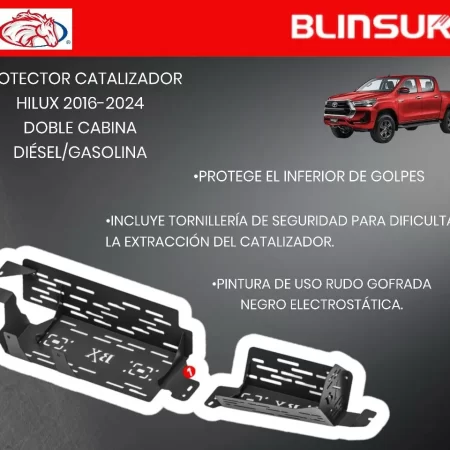 Protector De Catalizador Anti Robo Toyota Hilux 2016 - 2022 - Image 2