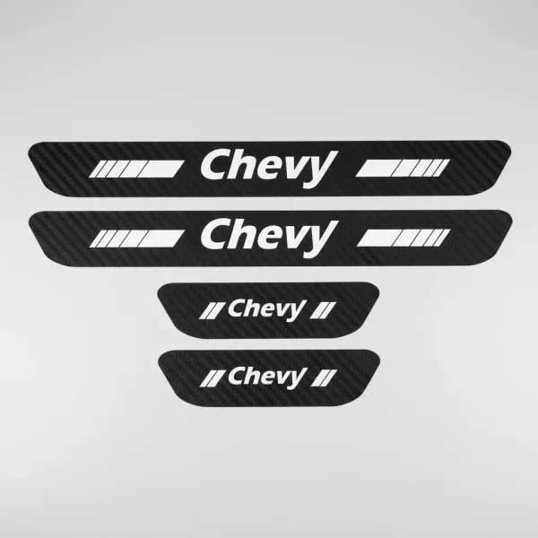 Sticker Protección De Estribos Para Marco De Puertas Chevy