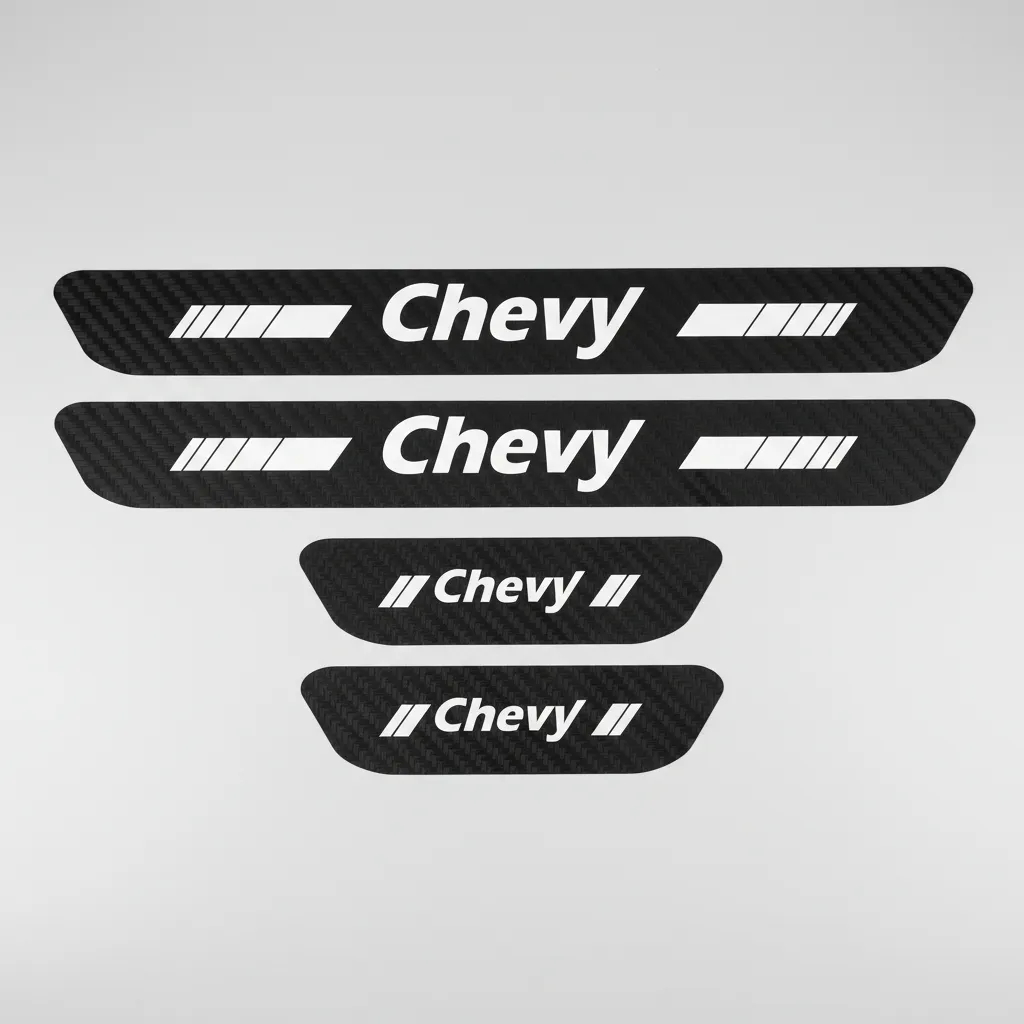 Sticker Protección De Estribos Para Marco De Puertas Chevy - Image 2