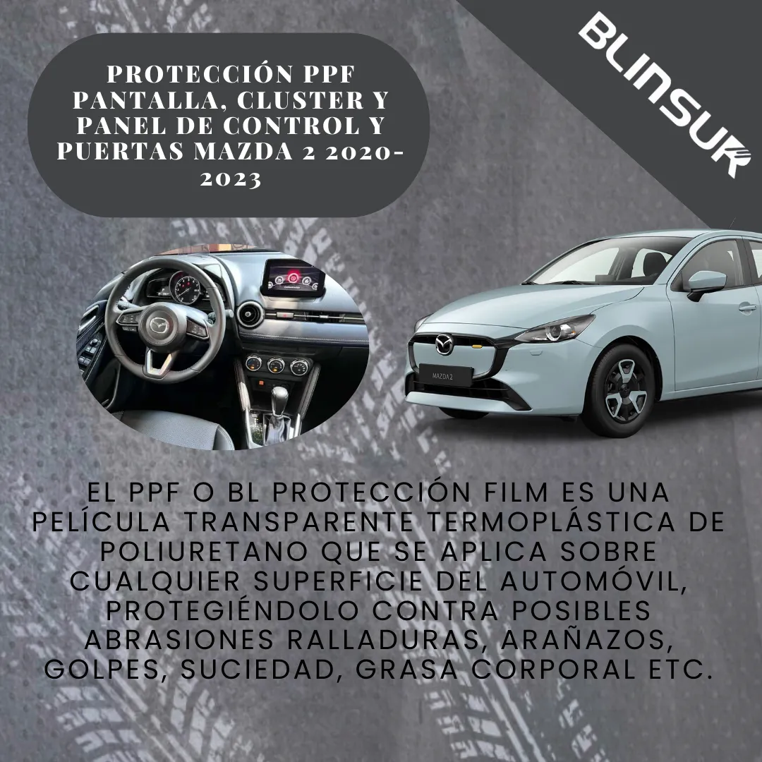 Kit Completo De Proteccion Ppf Para Mazda 2 2020-2023 - Image 2