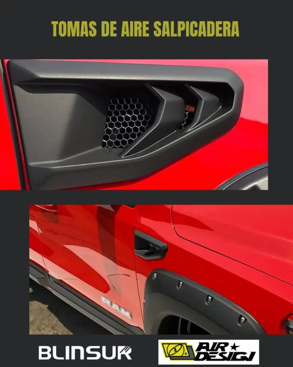 Tomas De Aire Salpicadera Airdesign Dodge Ram 1500 2019