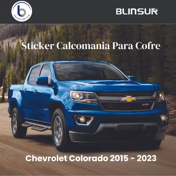 Calcomanía Para Cofre Compatible Con Chevrolet Colorado