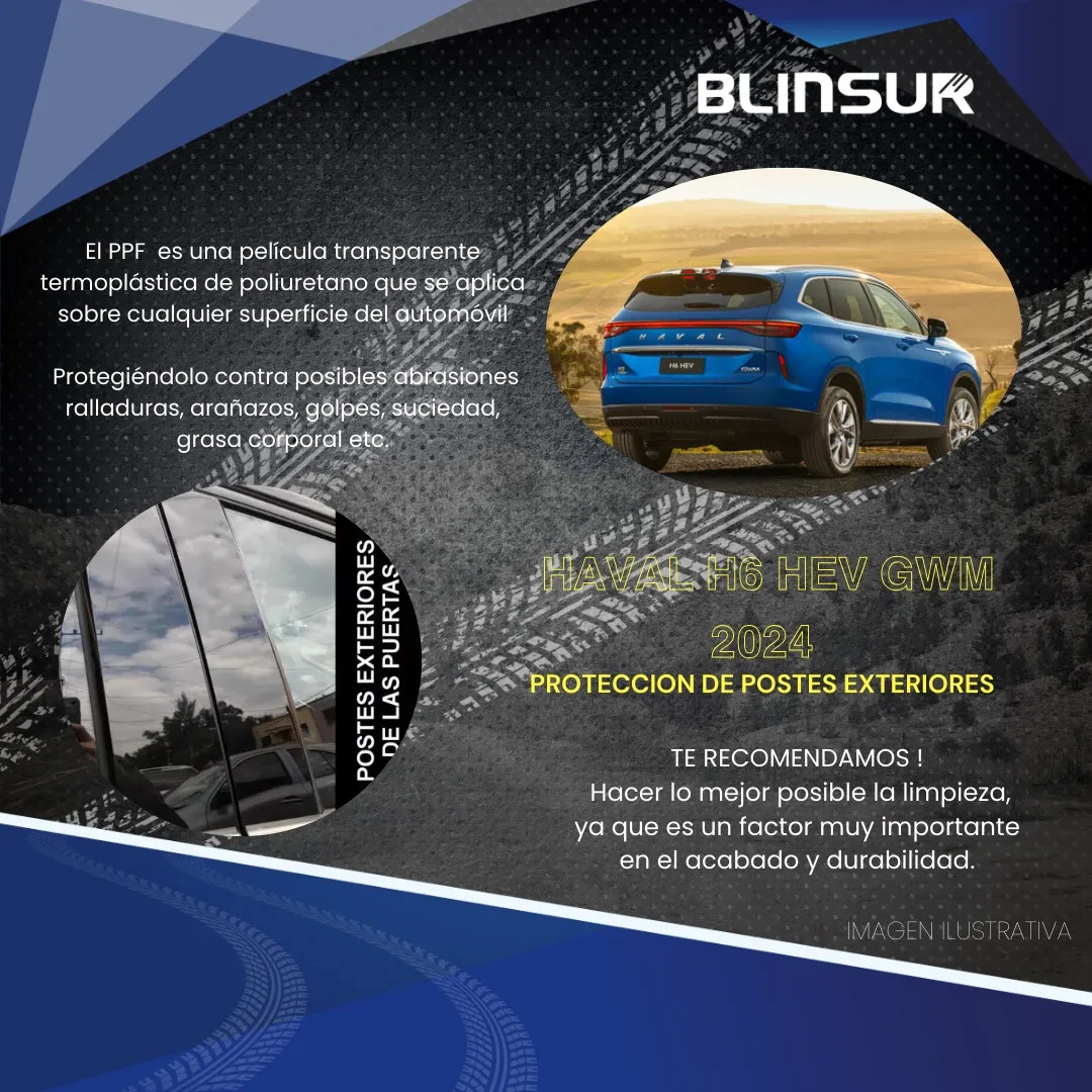 Protector Bl De Postes Exteriores Para Haval H6 Hev Gwm 2024 - Image 2
