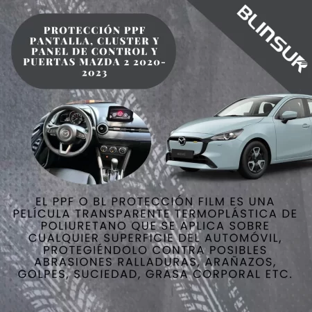 Kit Completo De Proteccion Ppf Para Mazda 2 2020-2023 - Image 2
