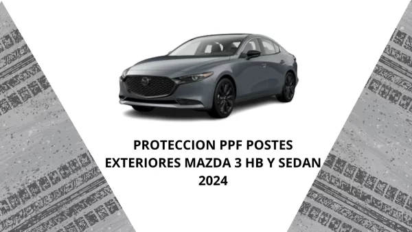 Protector Bl Postes Exteriores Para Mazda 3 Hb Y Sedan 2024