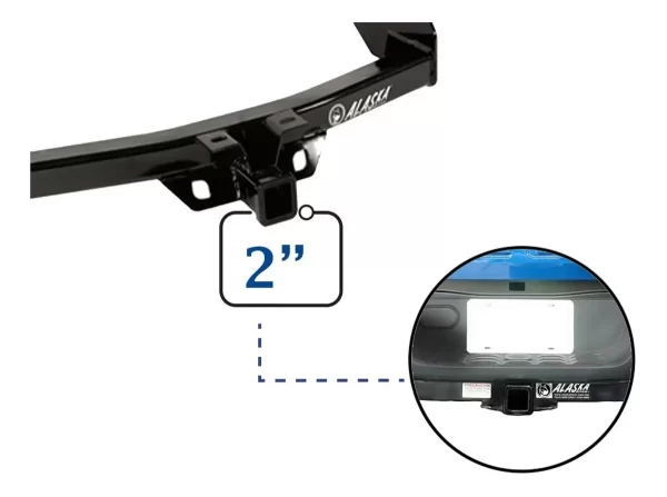 Tirón Jalón De Arrastre Toyota Tacoma 2005-2015 Negro