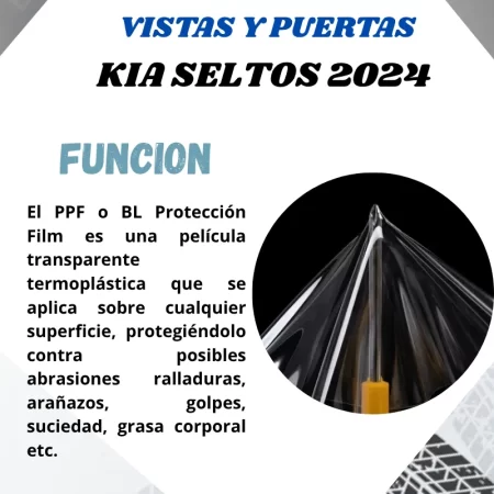 Protección Ppf Vistas Y Puertas Para Kia Seltos 2024 - Image 2