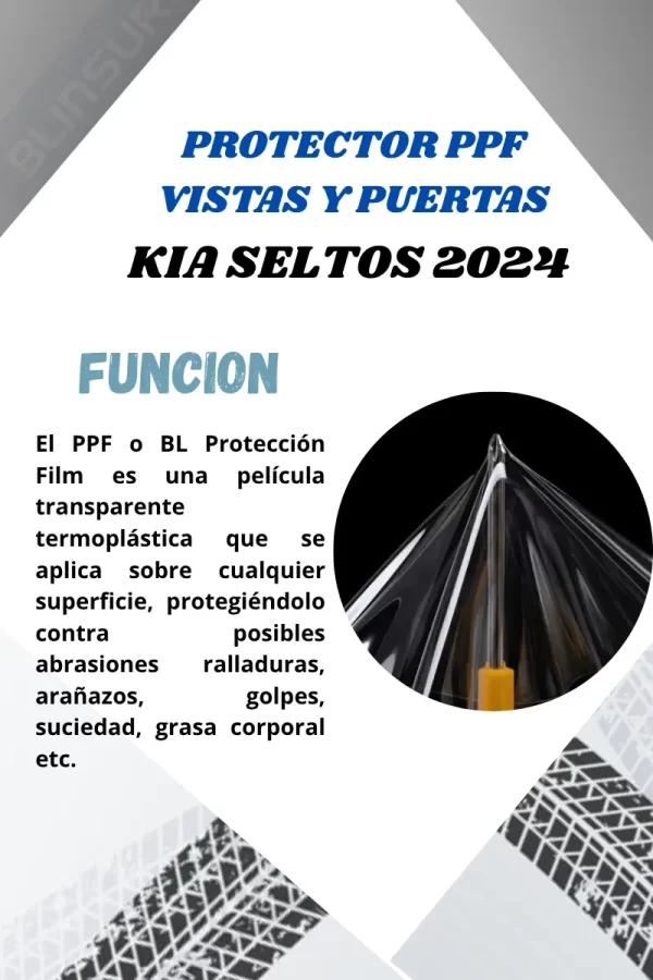 Protección Ppf Vistas Y Puertas Para Kia Seltos 2024