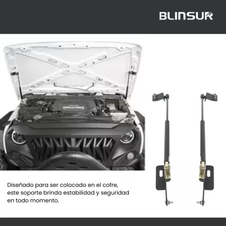 Amortiguador Soporte De Cofre Jeep Wrangler Jk 2007-2017 - Image 2