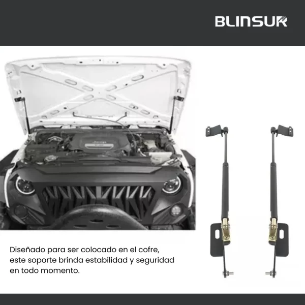 Amortiguador Soporte De Cofre Jeep Wrangler Jk 2007-2017