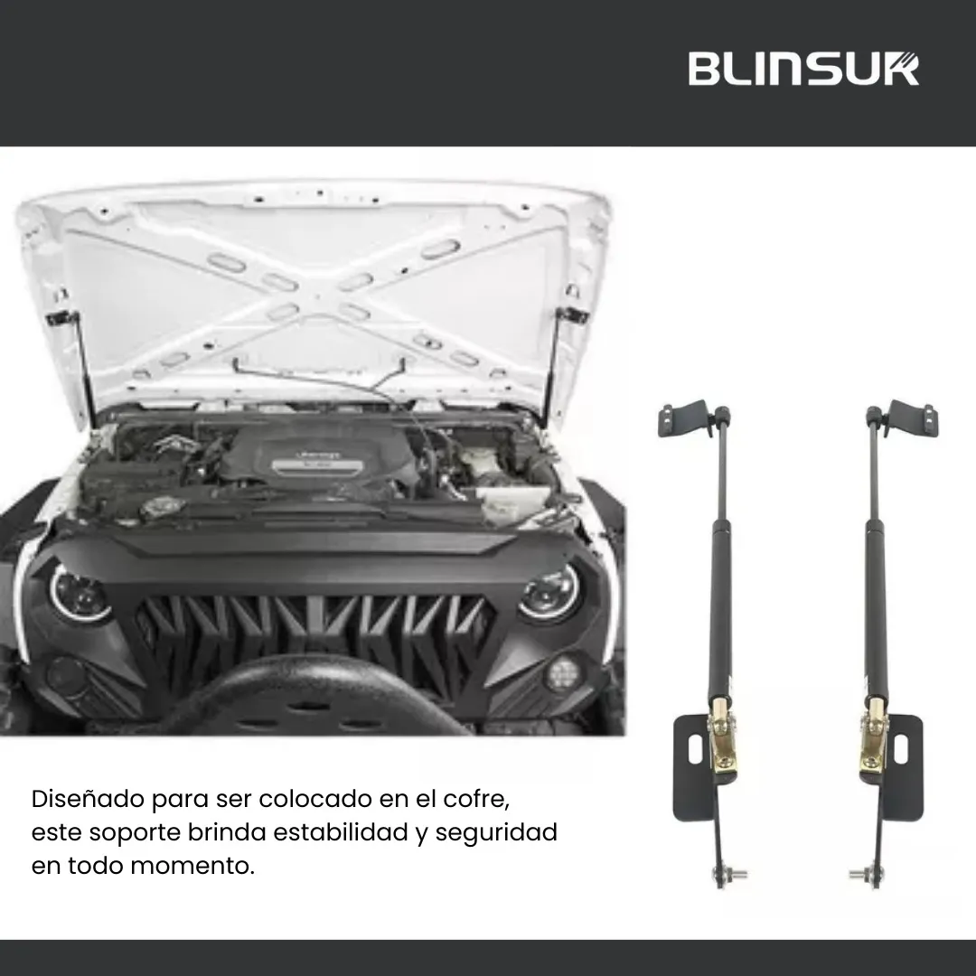 Amortiguador Soporte De Cofre Jeep Wrangler Jk 2007-2017 - Image 2