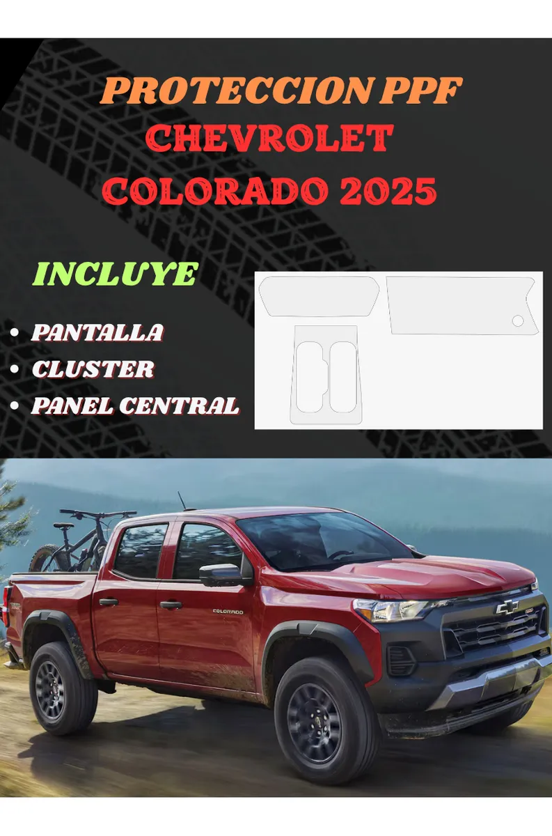 Protección Ppf Pantalla Cluster Panel Para Colorado 2025 - Image 2
