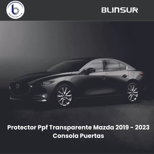 Protector Ppf Transparente Mazda 2019 - 2023 Consola Puertas