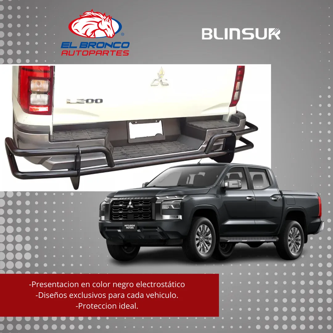 Burrera Bumper Trasero Para Mitsubishi L200 2025 - Image 2
