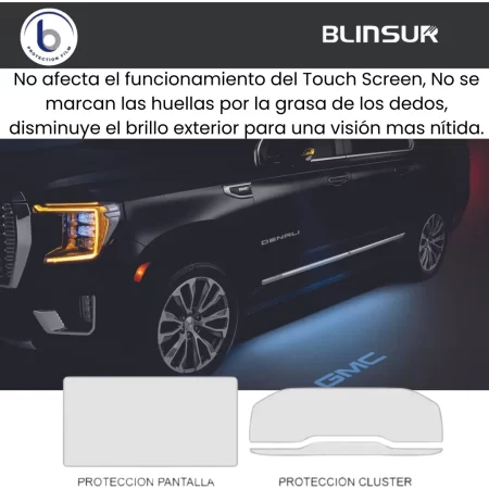 Ppf Protector Pantallas Y Cluster Ppf Gmc Yukon 2023 - Image 2