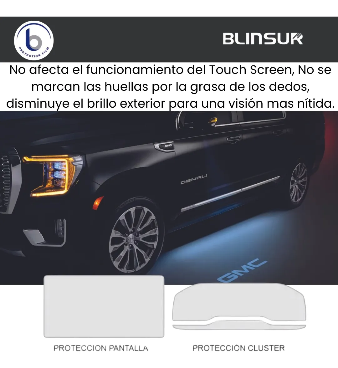 Ppf Protector Pantallas Y Cluster Ppf Gmc Yukon 2023 - Image 2