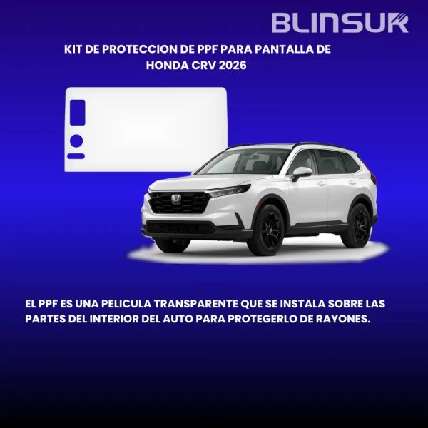 Protección Ppf  Para Pantalla De Honda Crv 2026