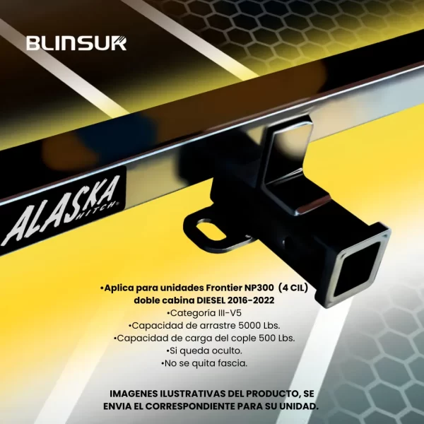 Tirón Enganche Para Nissan Frontier 2024 Pro-4x 4 Cilindros