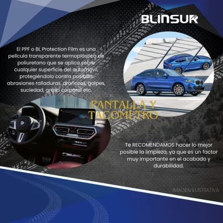 Protector Ppf Pantalla Y Clúster Bmw X4 2024 - Image 2