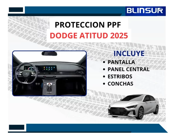 Kit Sticker Ppf Para Dodge Atitud 2025
