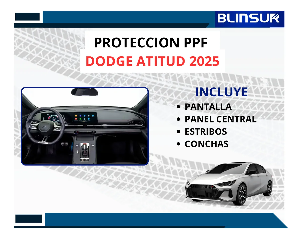 Kit Sticker Ppf Para Dodge Atitud 2025 - Image 2