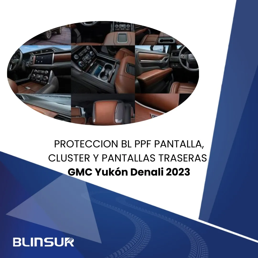 Protector 3 Pantallas Y Cluster Ppf Gmc Yukon 2023 - Image 2