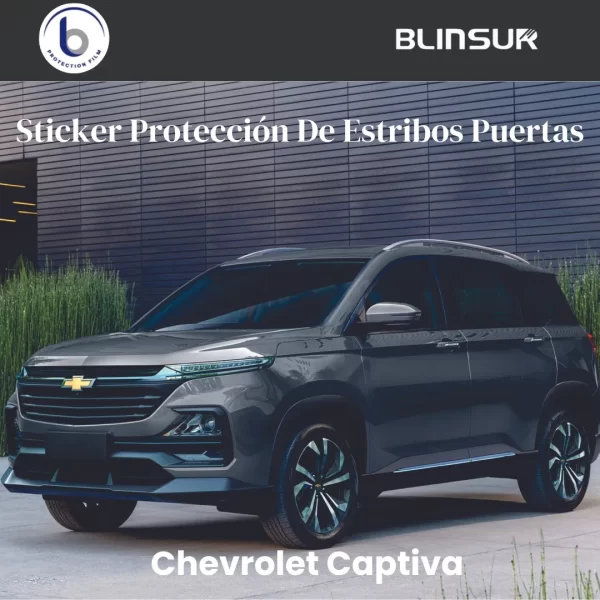 Protección De Estribos Puertas  Compatible Chevrolet Captiva