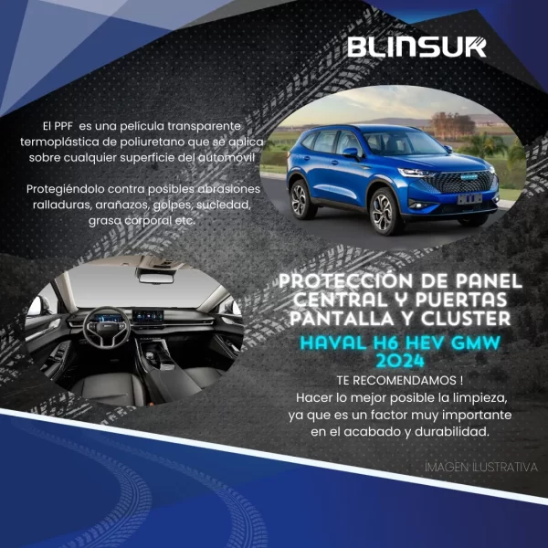 Kit De Sticker Ppf Completo Para Haval H6 Gmw 2024