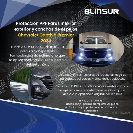 Kit De Protección De Faros Para Captiva Premier 2024 - Image 2